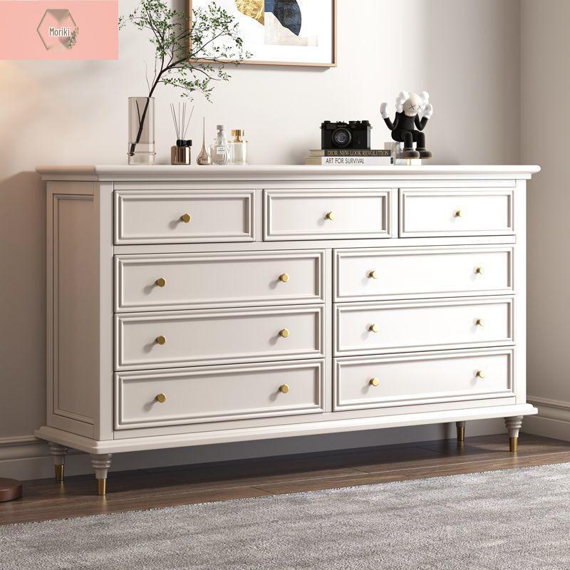 American Solid Wood Multi-Drawer Storage Chest for Bedroom & Living Room