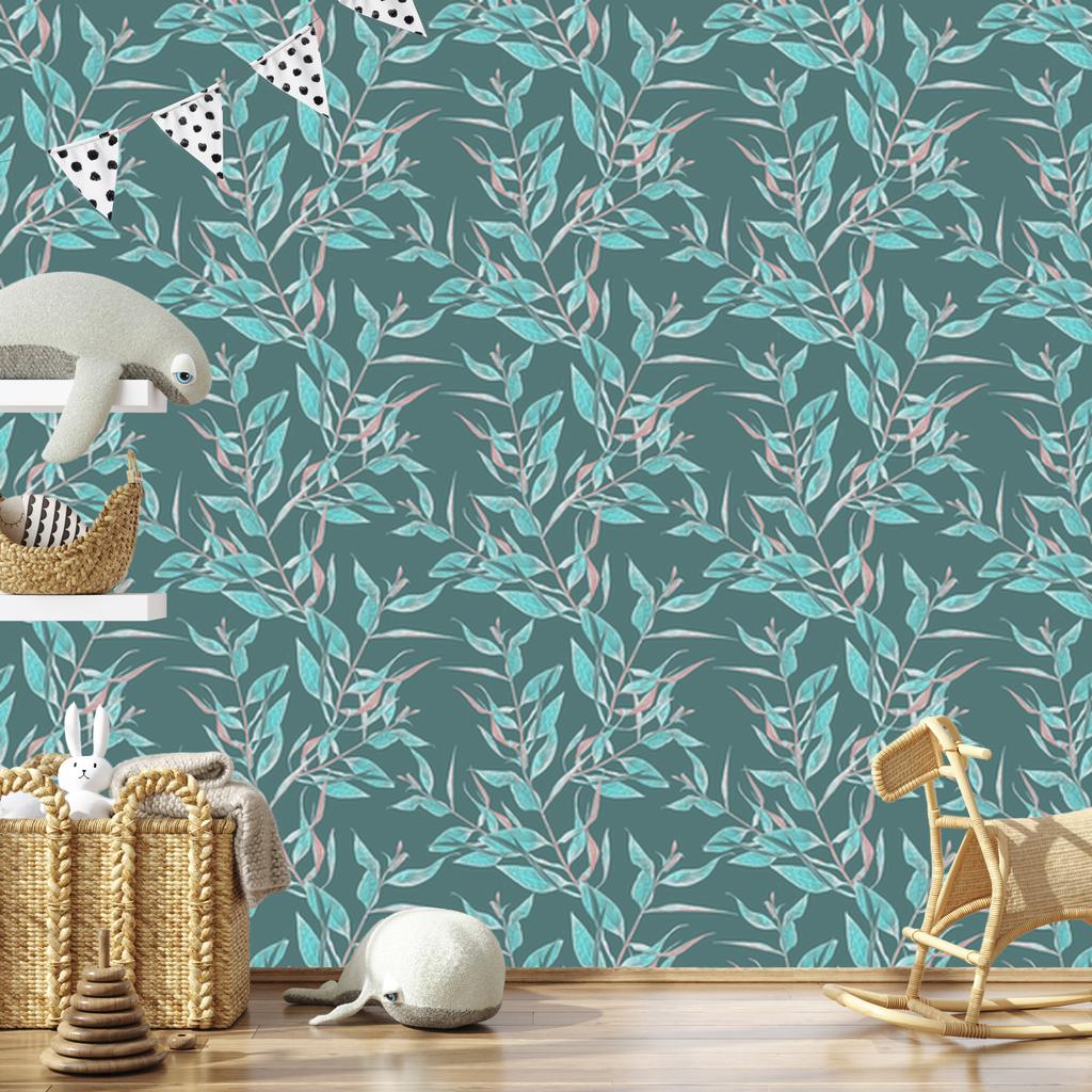 Colorful Leaves Wallpaper for Living Room and Bedroom 50x1000