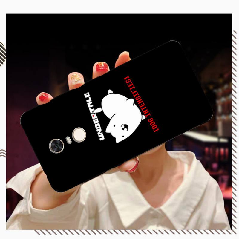 FHNBLJ game Undertale Annoying Dog Phone Case for Redmi 5 6 7 8 9 A 5plus K20 4X 6 cover