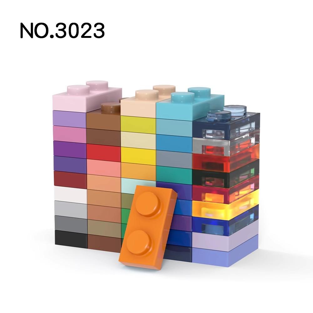 50buc MOC 3023 Placă 1 x 2 High-tech Cărămizi Compatibile DIY Asamblare Blocuri de Construcție Particulă Jucărie Creier Cadou Puzzle Copil