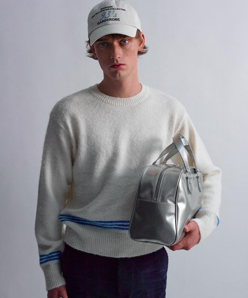 Moonsun Essential_Mss Enamel Bowling Bag [Silver]
