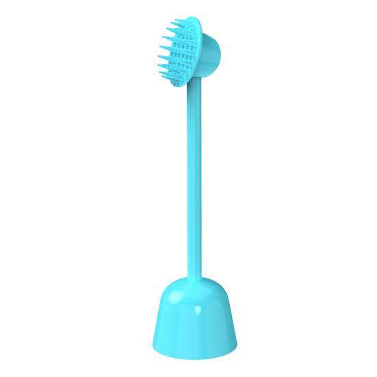 

Массажная щетка для кошек Прочная удобная ручка Круглая головка Независимое основание Многофункциональная Удалить