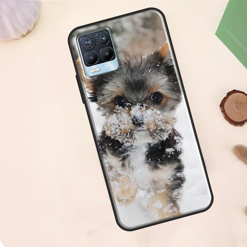 Mini Yorkshire Terrier Hülle Für Realme C75 C63 C61 C55 C51 C53 C35 C65 C67 C71 11 12 13 14 15 Pro Plus GT6 GT7 Pro