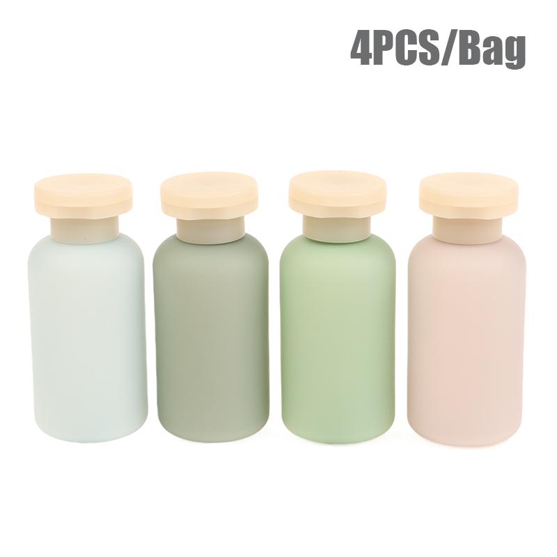 1/3/4Pcs 100ml Refillable Squeeze Bottles with Flip Cap for Travel – Ideal for Lotion, Shampoo, and Conditioner