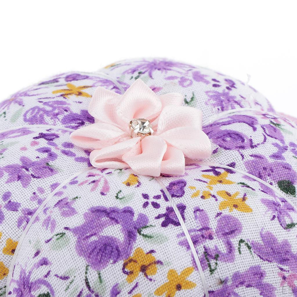 Cushion Pumpkin Pin Cushions with Sewing for Needlework - Pattern Floral