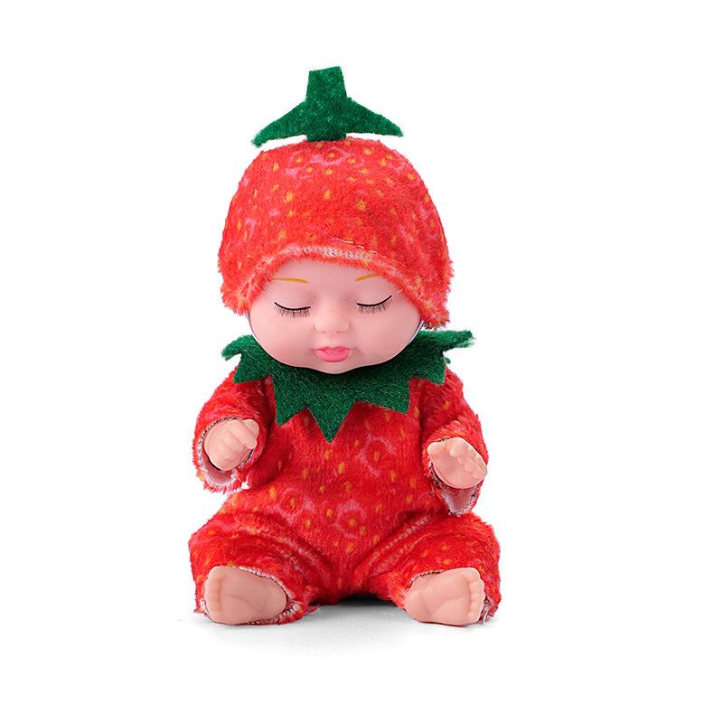 1Pc Cute Sleeping Reborn Dolls, Mini Reborn Doll Pvc Dolls Girls' And Children'S Toys Reborn Baby Doll