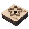 Leather Cutting Die Flower Shaped Metal Leathercraft Cutter Punching Mold Art Crafting Tool