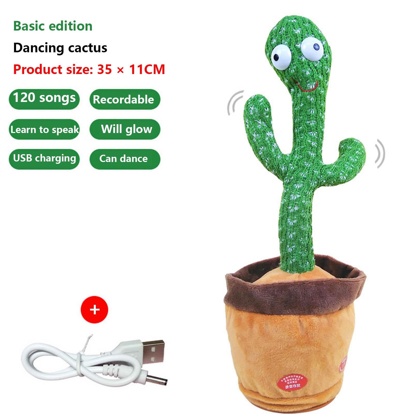 Танцующий кактус умеет петь и учиться говорить. Очаровательная плюшевая игрушка — фото 2