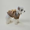 Rudywear Small Dog Warm Fleece Turtleneck Sweater Winter Thick Clothes Schnauzer Teddy Beige Coffee