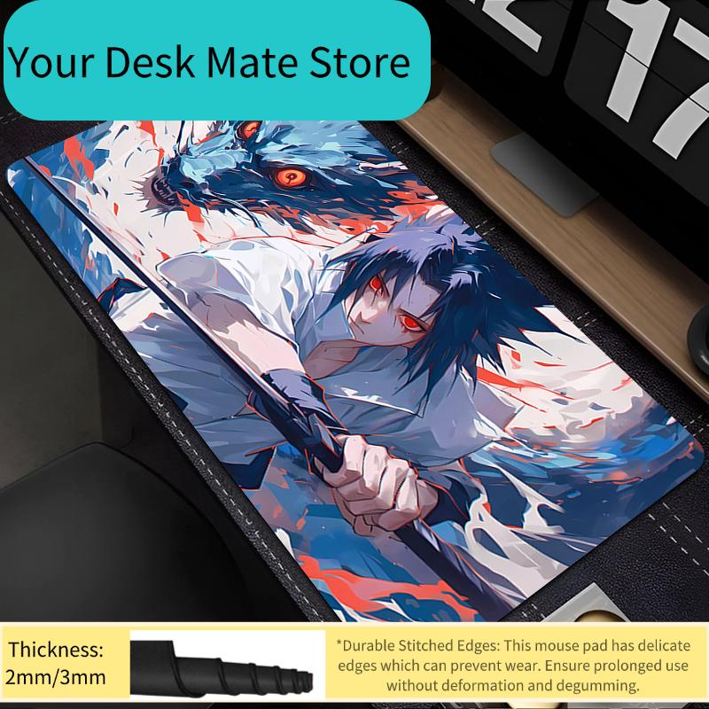 Mouse Pad Naruto Sasuke Gamer Notebook Games MousePad xxl HD Print Keyboard Pad Large Mousepad Mouse Mat Gaming Desk Mat