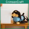 Jacket Dachshund Denim Plush Toy Single Shoulder Bag Stuffed Animal Gift Doll