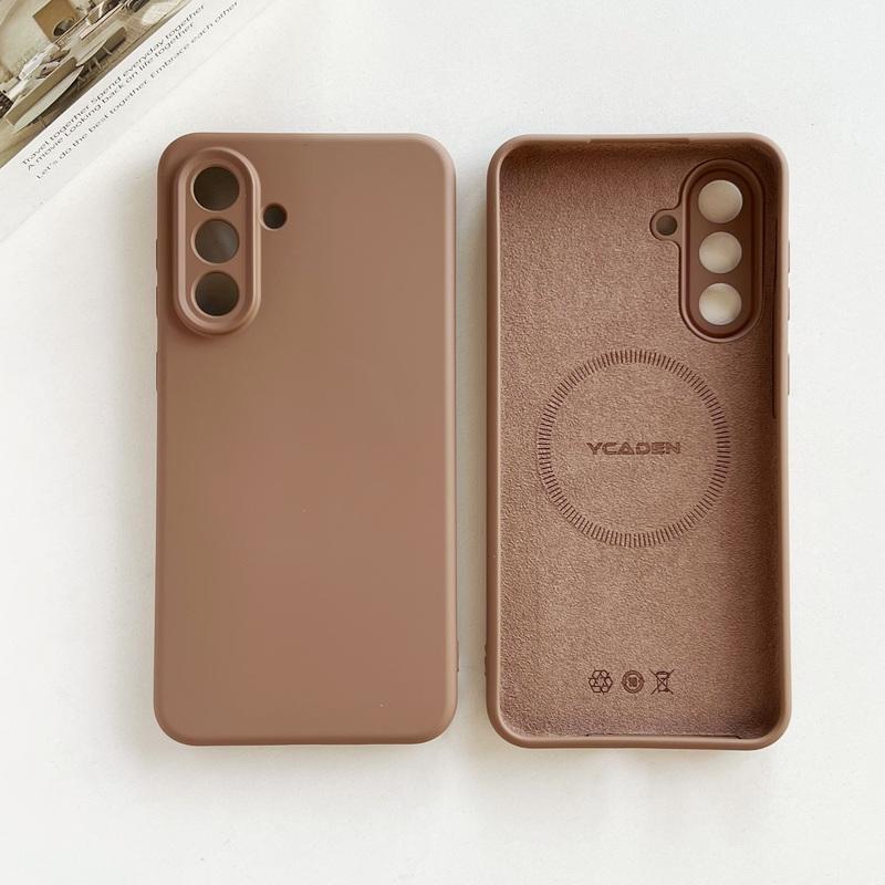 S26 Ultra Case Magnetic Liquid Silicone Soft Phone Cover Cases For Samsung S25 Ultra S26 S24 S23 S22 Plus A56 A55 A54 A16 5G