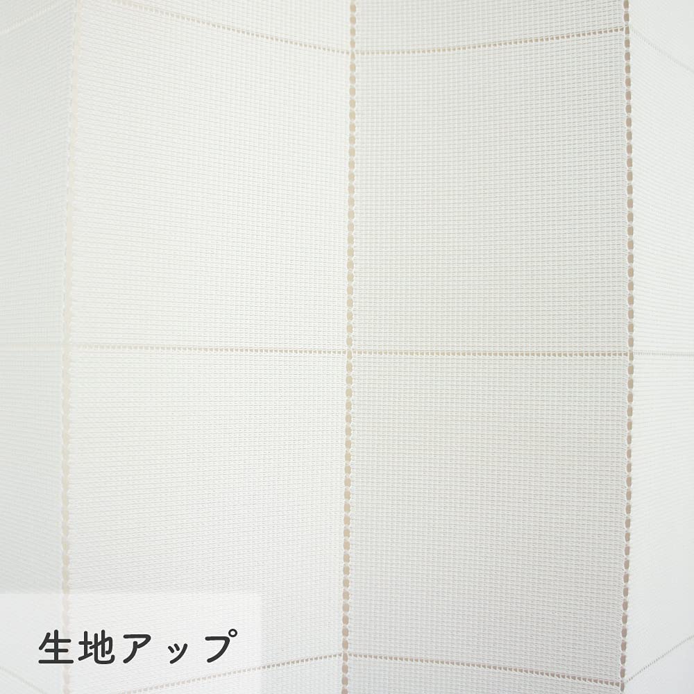 Noren Kobo Accordion Curtain, Simple, Plain, Stylish, Natural, Folding Curtain, 150cm Wide x 200cm Long, Room Divider, Privacy Screen, N-Plain White 9