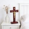 Tabletop Wall Mount Religious Decoration Religious Christian Standing Crucifix Prayer Religious Gift Enduring