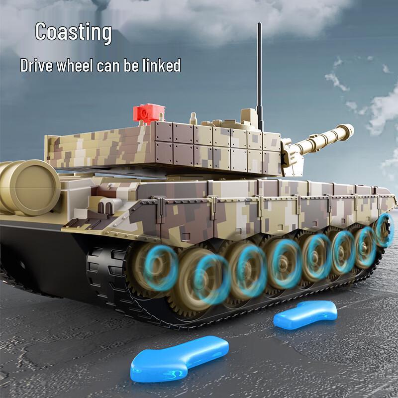 Children's Sound-Inertia Military Tank Toy Car - Storytelling Gift for Boys