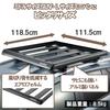 CARMATE Inno Aero Rack Smart Type Roof Carrier for Shaper Compatible with Aero and Square INT579BK 110, Bars,
