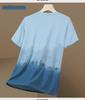 Men's Gradient Quick-Dry Ice Silk Mesh T-Shirt, Short-Sleeved, Breathable Summer 2023 Trend.