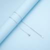 Stainless Steel Chains Classical 1.3mm Wide O Shape Rolo Link Necklace Choker For Women Pendant DIY Jewelry