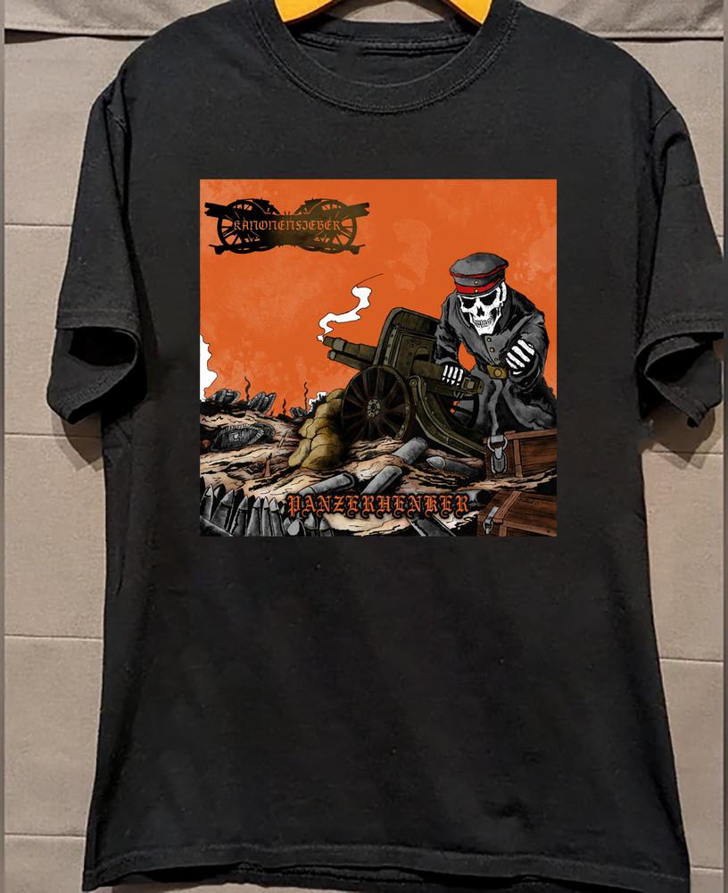 

Kanonenfieber Panzerhenker Black Cotton Shirt Full size S5XL Unisex CL09 Unisex T-Shirt S