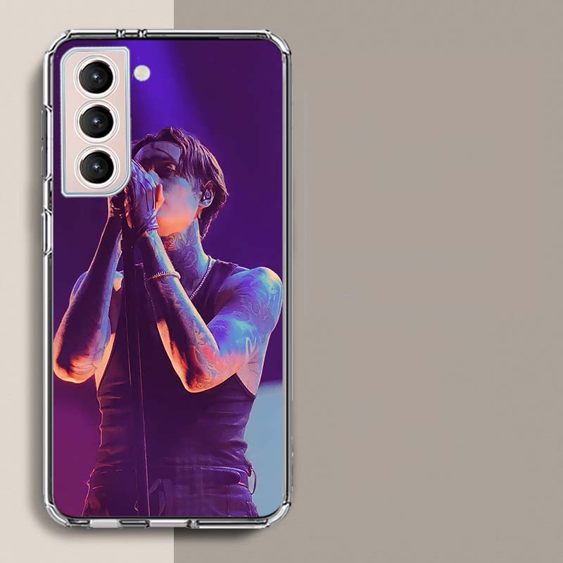 Band B-Bad Omens Handyhülle Für Samsung Galaxy S25 Edge S24 S23 FE S21 S20 S10 Plus S22 S26 Ultra Hülle Klare Hüllen TPU Capa S