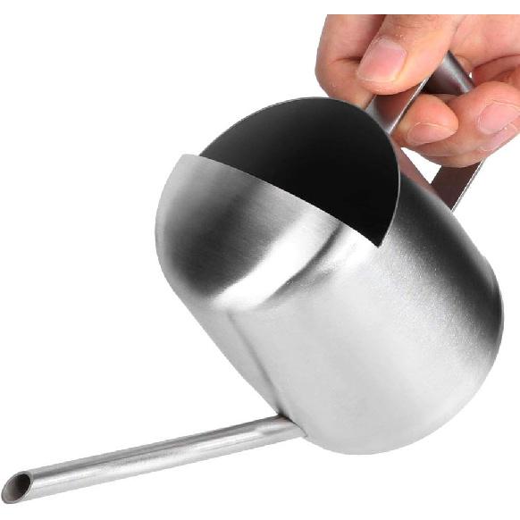 Watering Cans, Water Sprayer Bottle 300Ml Stainless Steel Long Spout Watering Can Pot for Household Green Plant Bonsai Irrigation Tool