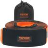 Recovery Tow Strap 4" X 30'/10.2 Cm X 9.1 M, 46,500 Lbs/21,099 Kg Break Strength, Triple Reinforced Loop Straps, Tree Saver