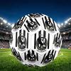 Collingwood Magpies Print Size 5 Soccer Ball, PU Wear Resistant Football for Match Training and Daily Practice, Birthday Gift for Soccer Fans
