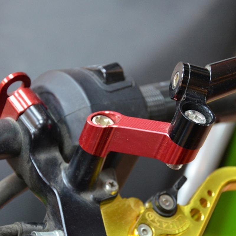 Motorcycle Rearview Mirror Extension Mount Bracket Holder Universal 8/10mm