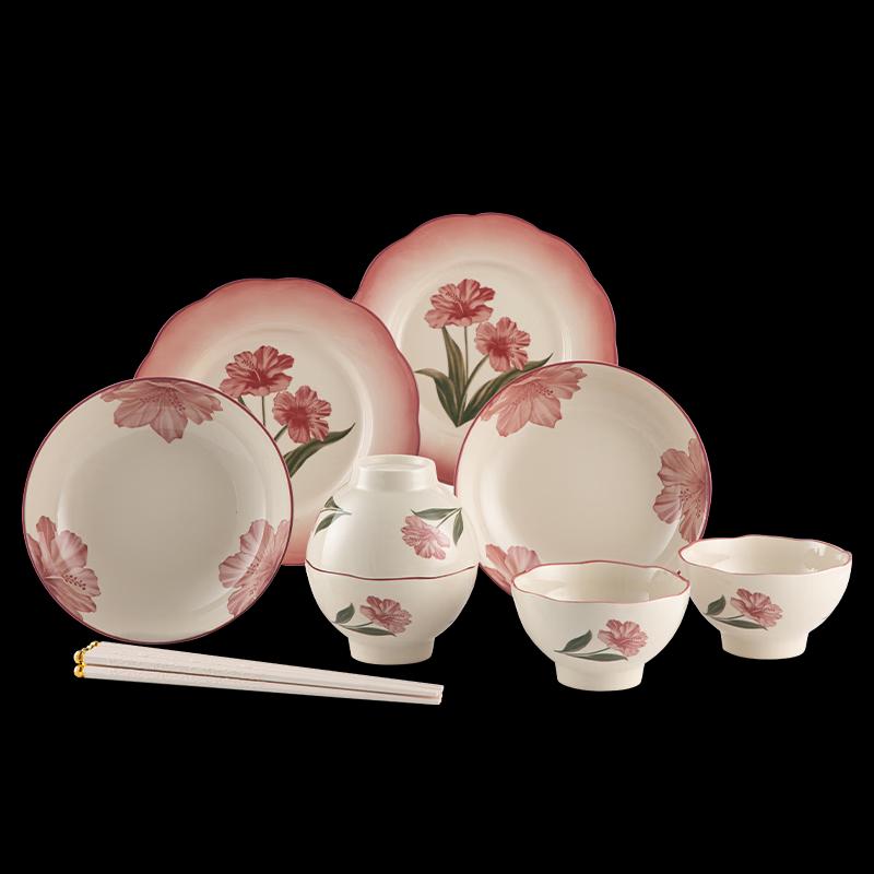 DuPont Time Floral Series Ceramic Tableware Set