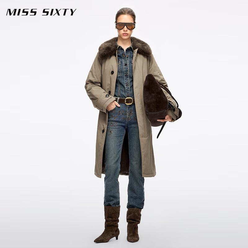 MISS SIXTY Women's Yang Mi Distressed Slim Flare Jeans, Winter 2025