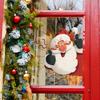 Personalized Santa Claus Home Decoration Glass Door and Window Anti-static Window Stickers