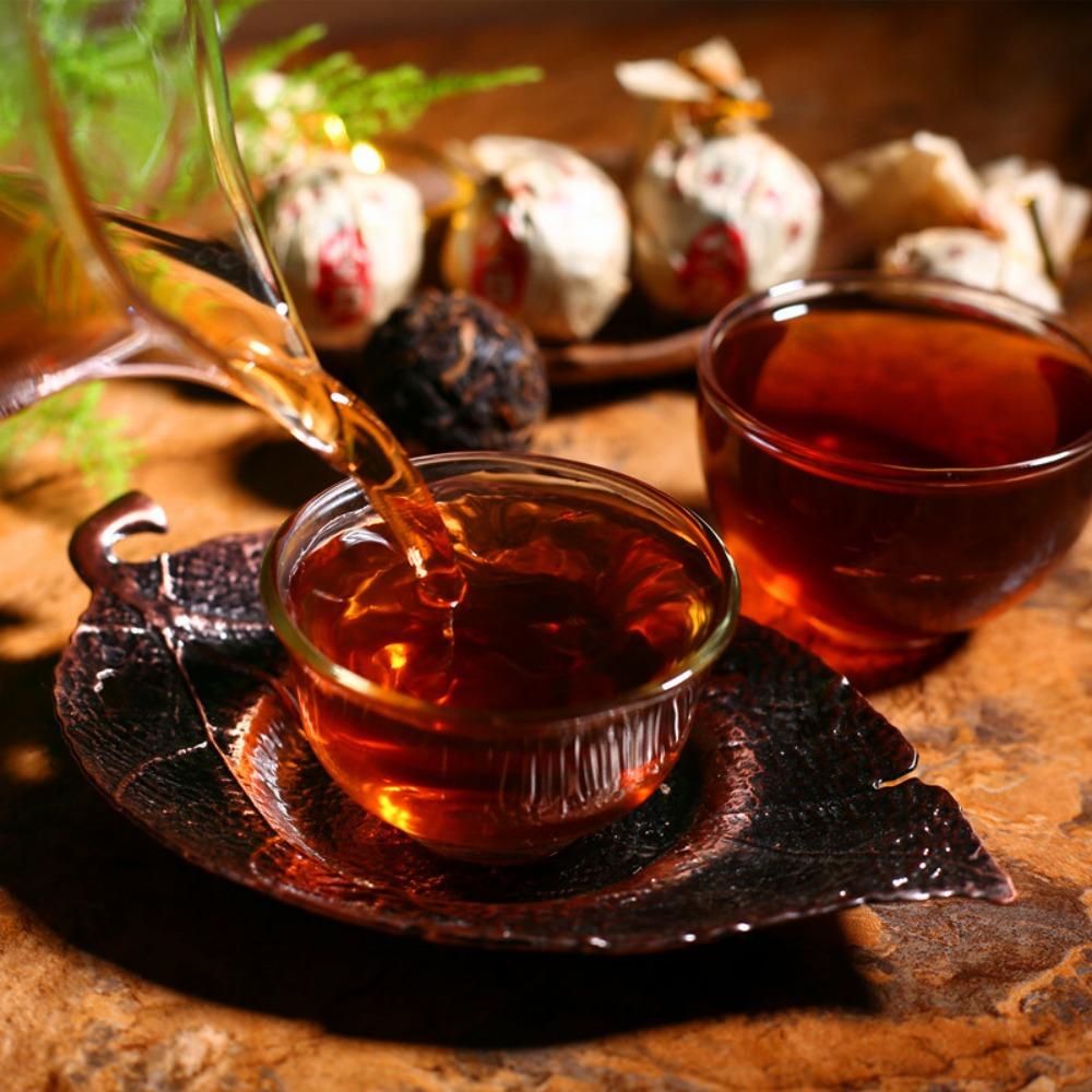 Tè Pu-erh Maturo dello Yunnan Tuocha 500g Torta di Tè Nero Fermentato