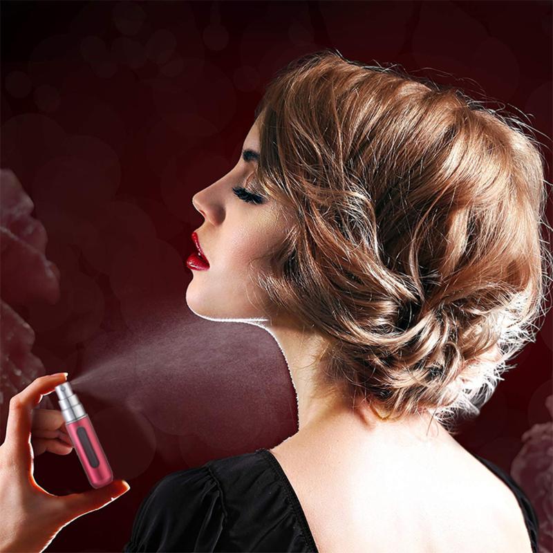 5ml Parfém Atomizer Press Type Tekutá lahvička s rozprašovačem Plnitelný přenosný dávkovač parfémů na cesty