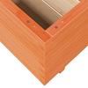 Vidaxl Garden Planter, Waxed Brown, 90X60X49.5 Cm, Pine Wood