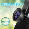 120mm Makroobjektiv, Professionelles 5k HD 10x Super-Makro mit universellem Handy-Clip, Kamera-Fotoobjektiv für Smartphone