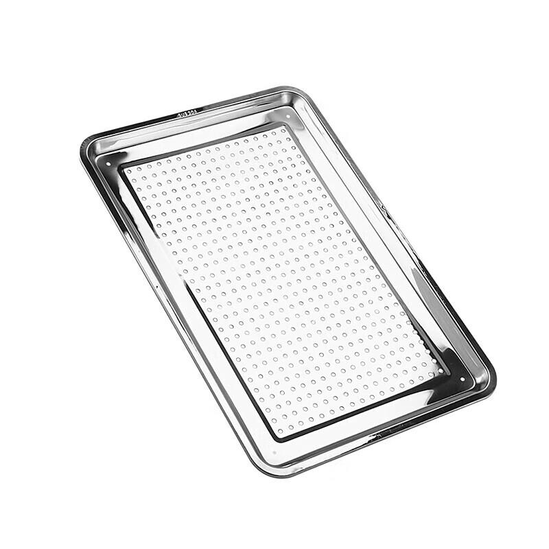 Liduo Perforated Stainless Steel Square Trays