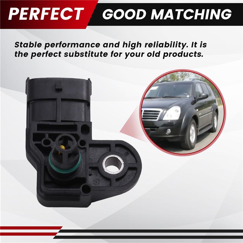 Intake Manifold Pressure Sensor For Ssangyong Rodius Stavic 2.0 2.2 Diesel 2013-2019 6715420017 0281006095