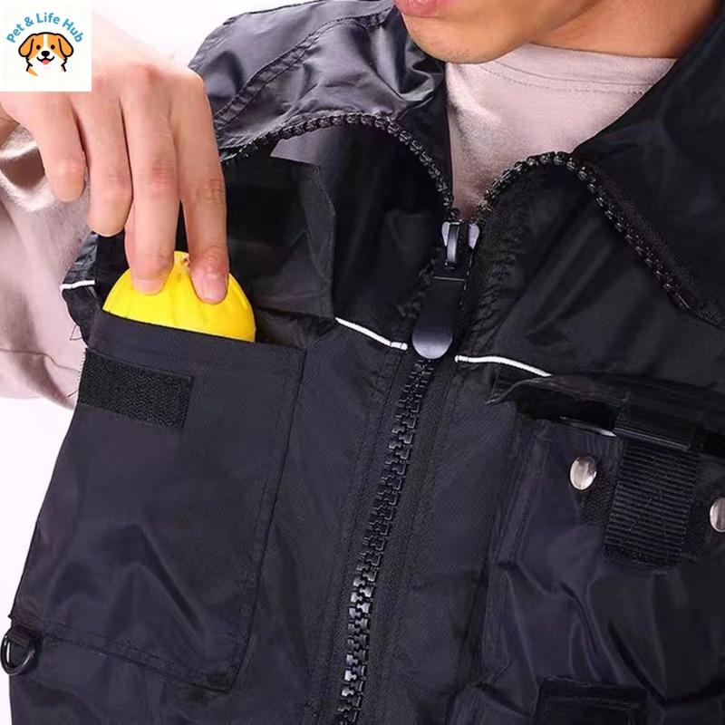 New Model Dog Trainer's Loose-fitting Jacket with Large Pockets and Multi-functional Dog Training Suit Anti-grab Suit Pet Items