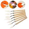 7Pcs Stainless Steel Oil Painting Knives Set Artist Crafts Spatula Palette Knife Mixing Knife Scraper Art Tools Baking Supplies