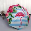 1pc Flamingo Tropical Flowers Automatic Umbrella - Automatic Opening And Closing, Sturdy Iron Frame, Portable Folding Design Yy251018153