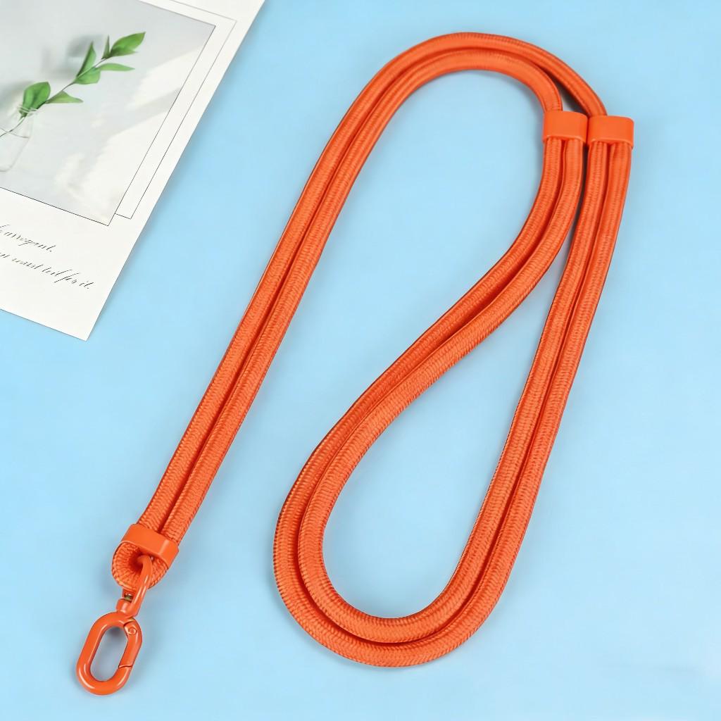 

Adjustable Nylon Wrist Lanyard with Cross Strap for Phone, 7mm Rope Green