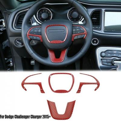 4 pièces Garniture de Contour de Volant Pour Dodge Challenger Charger Durango 2015+