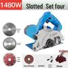 Electric Multi-Function Handheld Chainsaw: Wood, Stone, Tile Cutter 