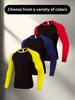 Men's Quick-Dry Long-Sleeve Tight-Fitting Sports Top - High Elasticity, Breathable Fitness Wear