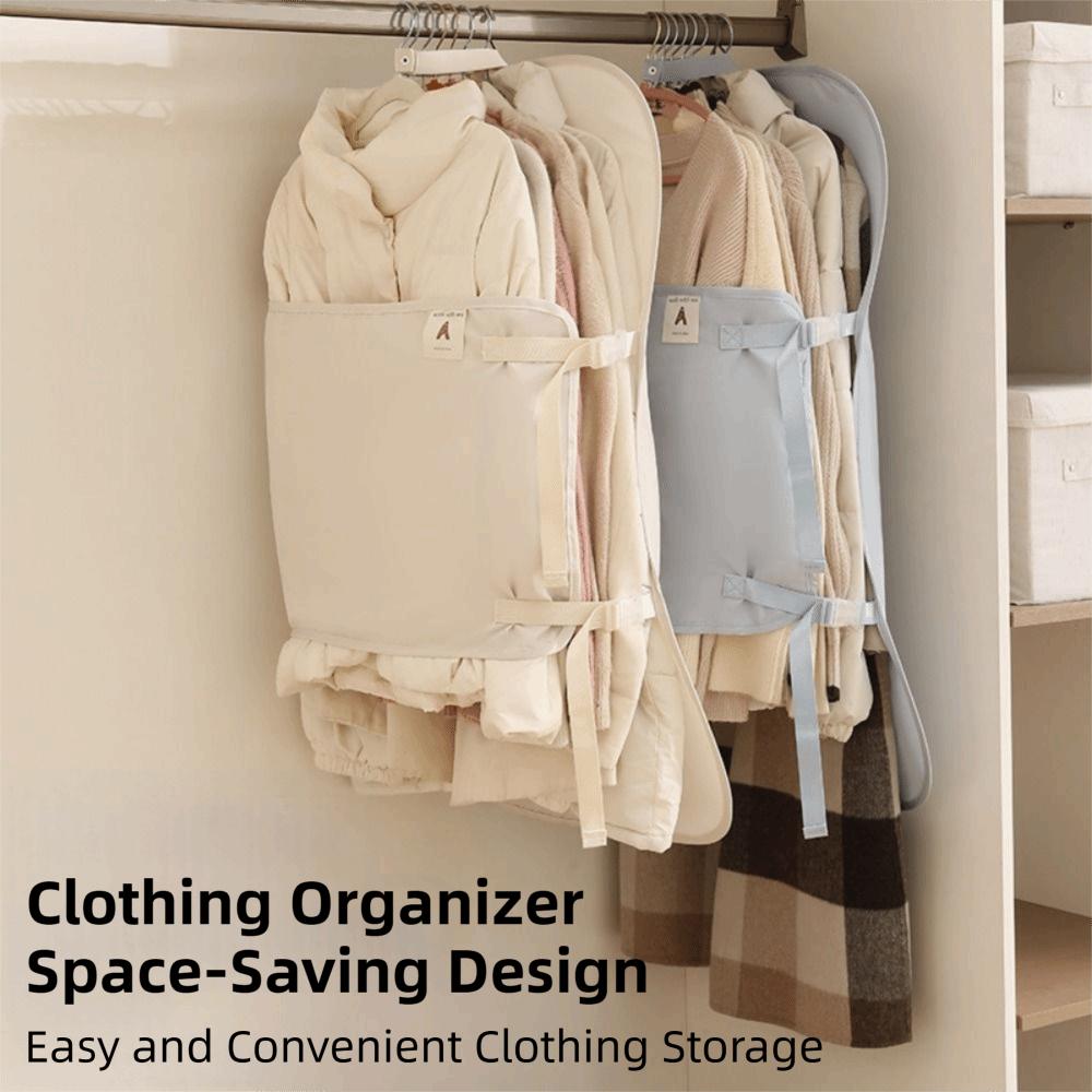 Dustproof Wardrobe Storage Board Foldable Suit Cover Storage Bag  Bedroom Closet