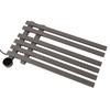 Heated Towel Rack Wall Mounted Electric Towel Warmer Rack with Timer Digital Display 4 Temperature