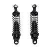 2PCS RC Shock Absorber FourWheel Drive Damper Aluminium Alloy for 1 16 Remote Control Monster(Black )
