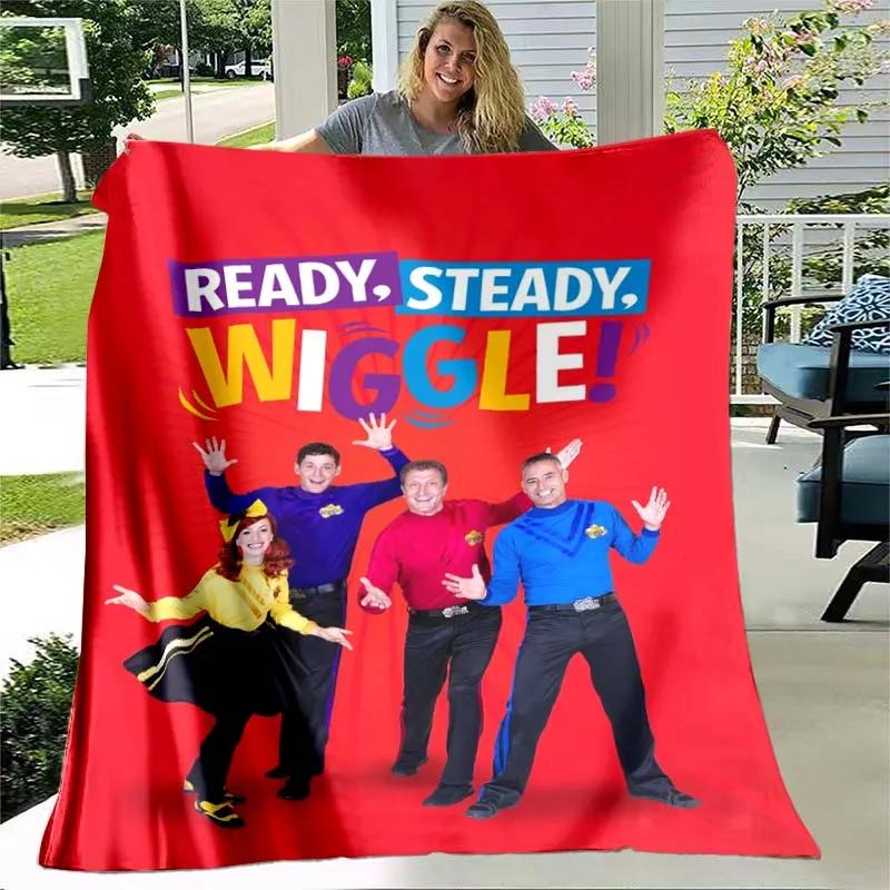 The Wiggles Cartoon Deken Lichtgewicht Comfortabel Zacht Ademend Ultrafijn Warm Deken Beddengoed Reisbeddengoed
