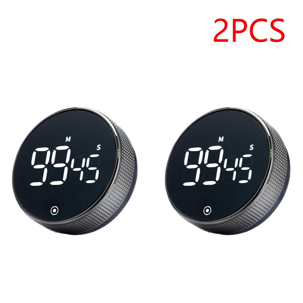 1-3 st LED Digital Magnetisk Timer Bil Dekoration Studie Stoppur Larm för Klassrum Matlagning Bakning Undervisning Bil