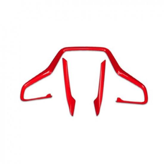 For Honda CRV CR-V 2017- Red Style Interior Steering Wheel Decorative Trim